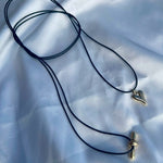 ciite' シーテ ネックレス メタルハートトップ コードチョーカー / ネックレス