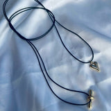 ciite' シーテ ネックレス メタルハートトップ コードチョーカー / ネックレス