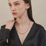 ciite' シーテ ネックレス 【 金属アレルギー対応 】 ツイストチェーンネックレス サージカルステンレス