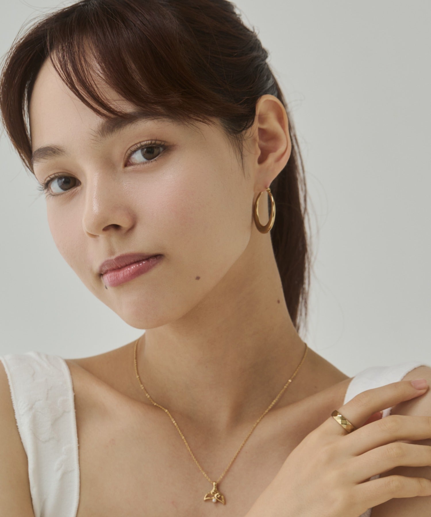 ciite' シーテ ピアス（両耳用） 【 金属アレルギー対応 】オーバルフープピアス サージカルステンレス（両耳用）