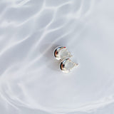 ぷっくりシンプルイヤリング  (両耳用)