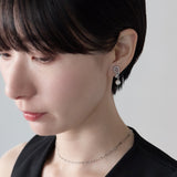 ciite' シーテ イヤリング シリコン付 デザインビジュー パールイヤリング