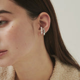 ciite' シーテ イヤーカフ 【 金属アレルギー対応 】ミニパールイヤーカフ サージカルステンレス