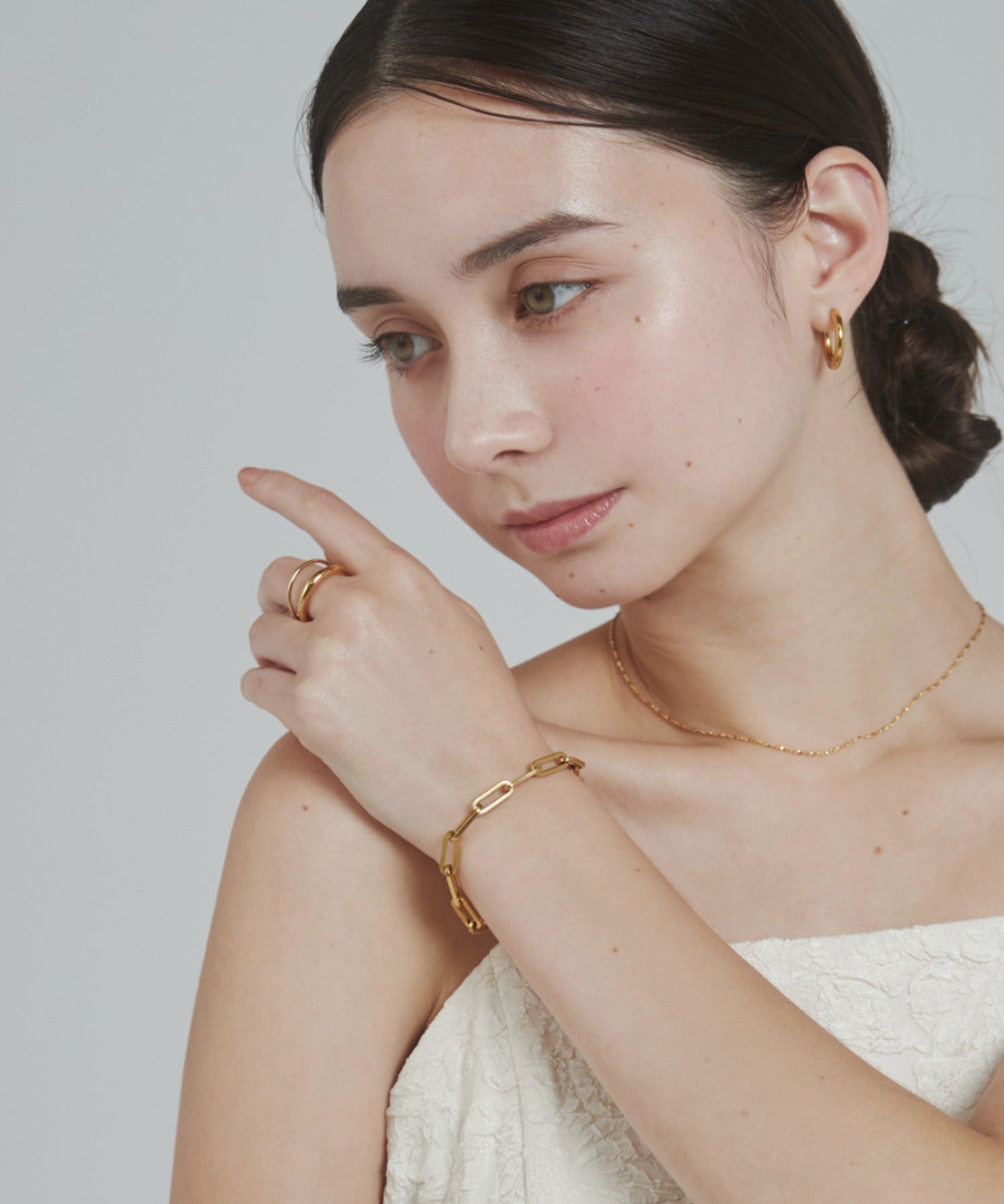 ciite' シーテ ブレスレット 【 金属アレルギー対応 】 シンプルチェーンブレスレット サージカルステンレス