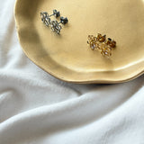 ciite' シーテ ピアス（両耳用） 【 金属アレルギー対応 】フラワービジューピアス サージカルステンレス（両耳用）