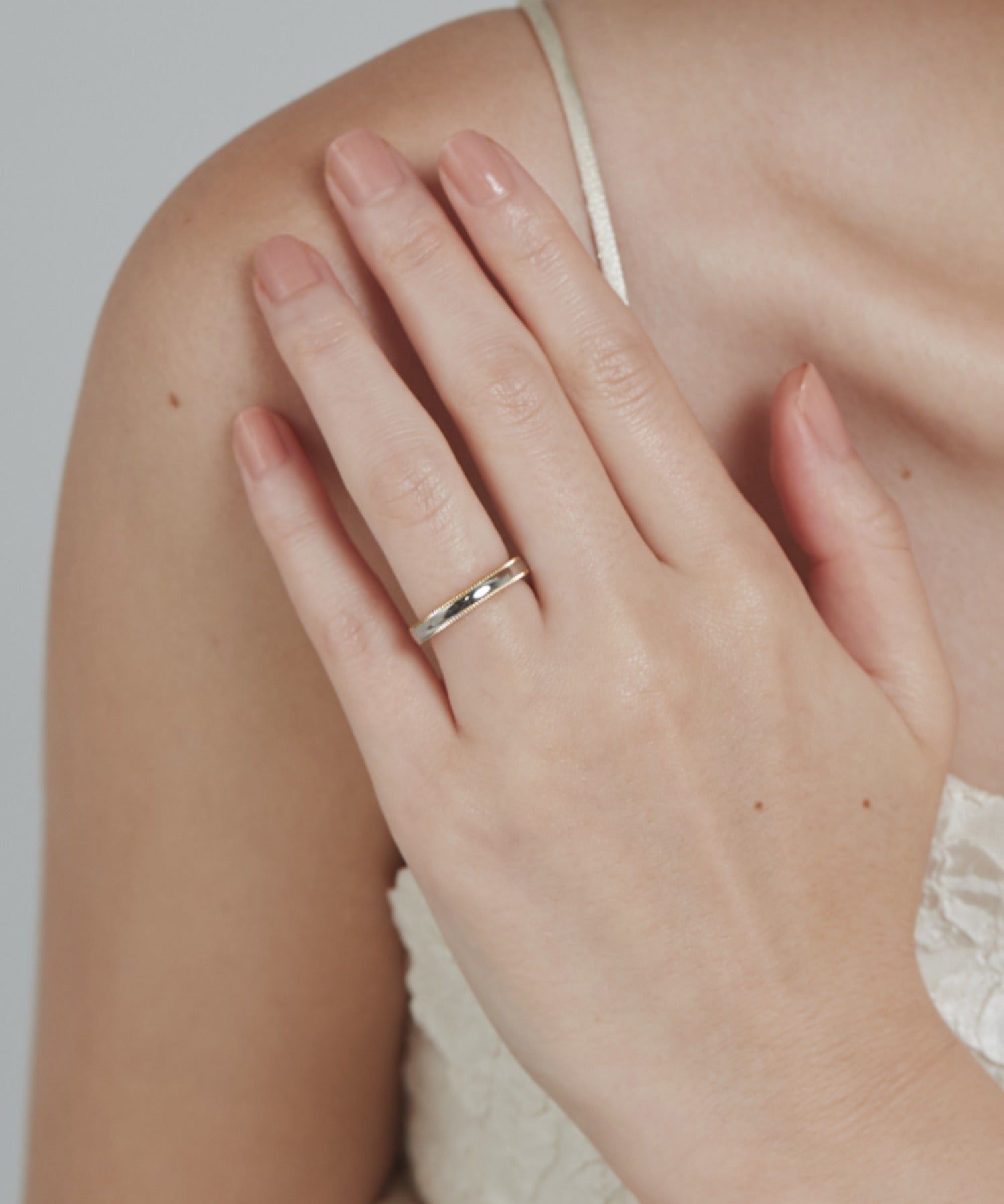 ciite' シーテ リング 【 金属アレルギー対応 】 バイカラーリング サージカルステンレス