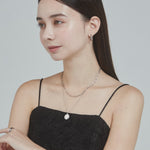 ciite' シーテ ネックレス 【 金属アレルギー対応 】 2連 エリザベス コインネックレス サージカルステンレス