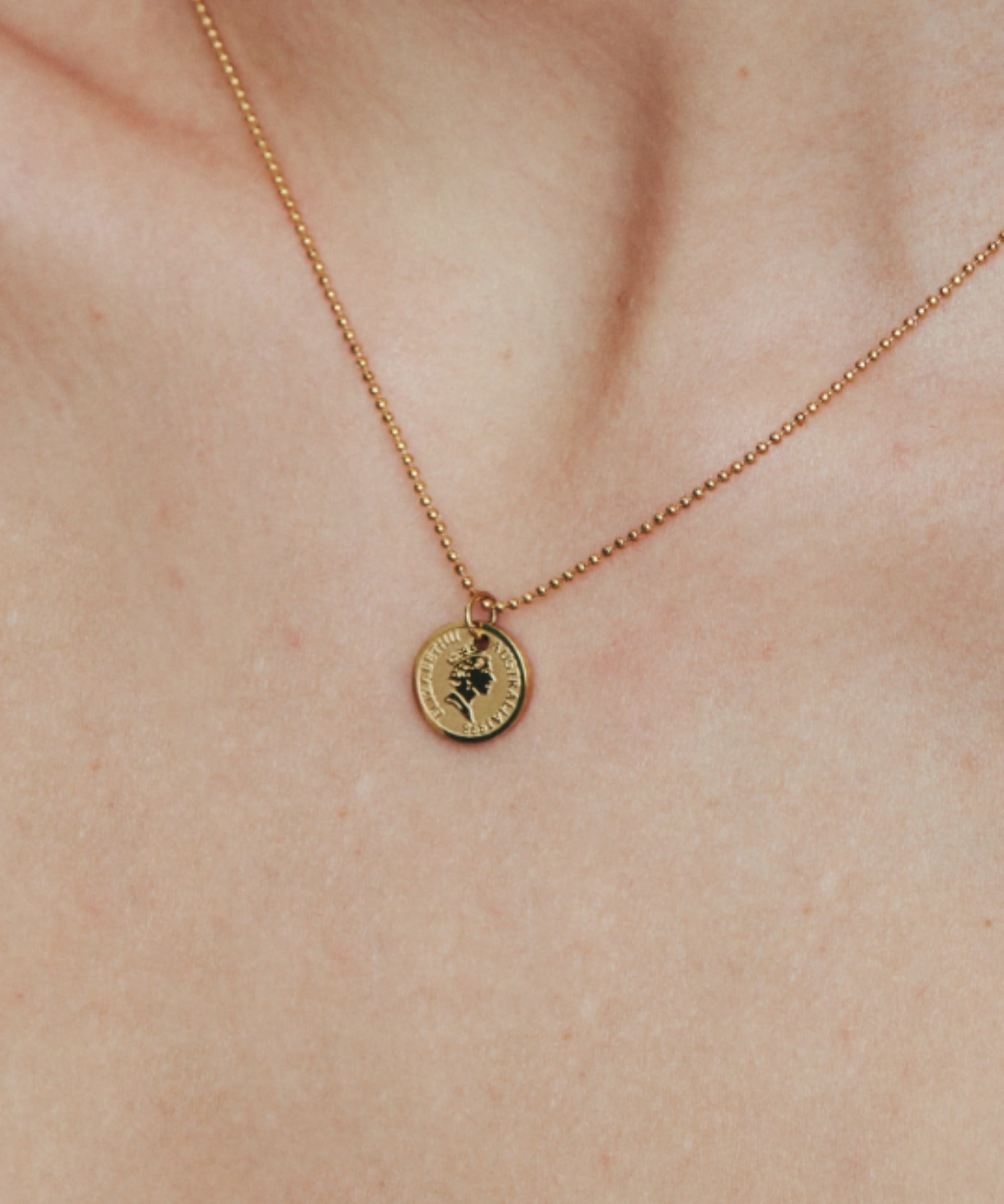 ciite' シーテ ネックレス 【 金属アレルギー対応 】 エリザベスコインネックレス サージカルステンレス