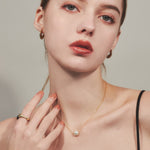 ciite' シーテ ネックレス 【 金属アレルギー対応 】 パールネックレス サージカルステンレス