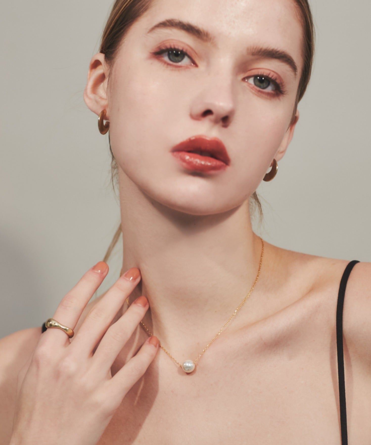 ciite' シーテ ネックレス 【 金属アレルギー対応 】 パールネックレス サージカルステンレス