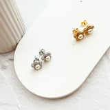 ciite' シーテ ピアス（両耳用） パール フラワーピアス（両耳用）