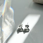 ciite' シーテ ピアス（両耳用） 【金属アレルギー対応】トライアングルピアス