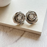 ciite' シーテ ピアス（両耳用） フラワービジューピアス（両耳用）