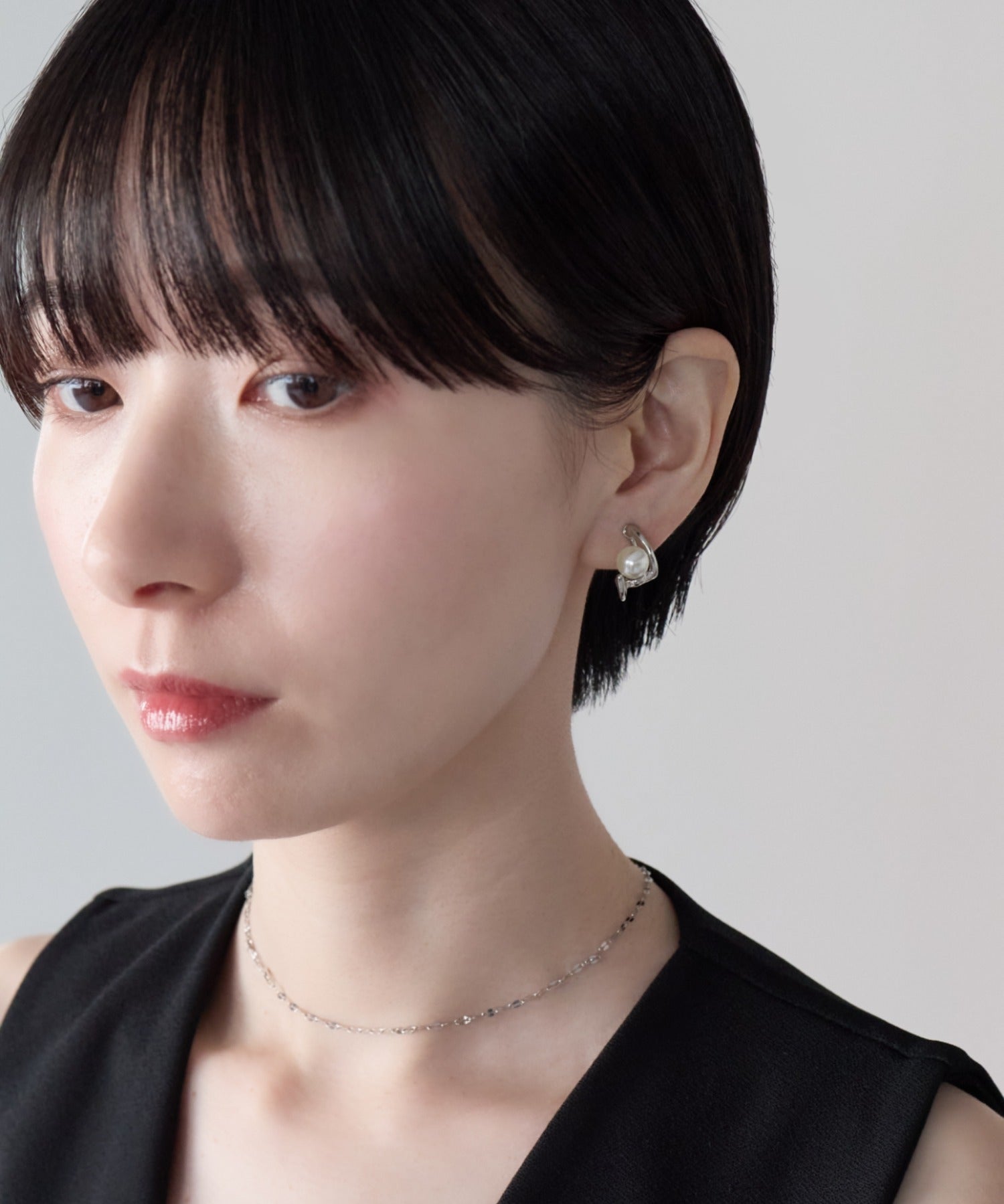 ciite' シーテ イヤリング シリコン付 デザインパール イヤリング