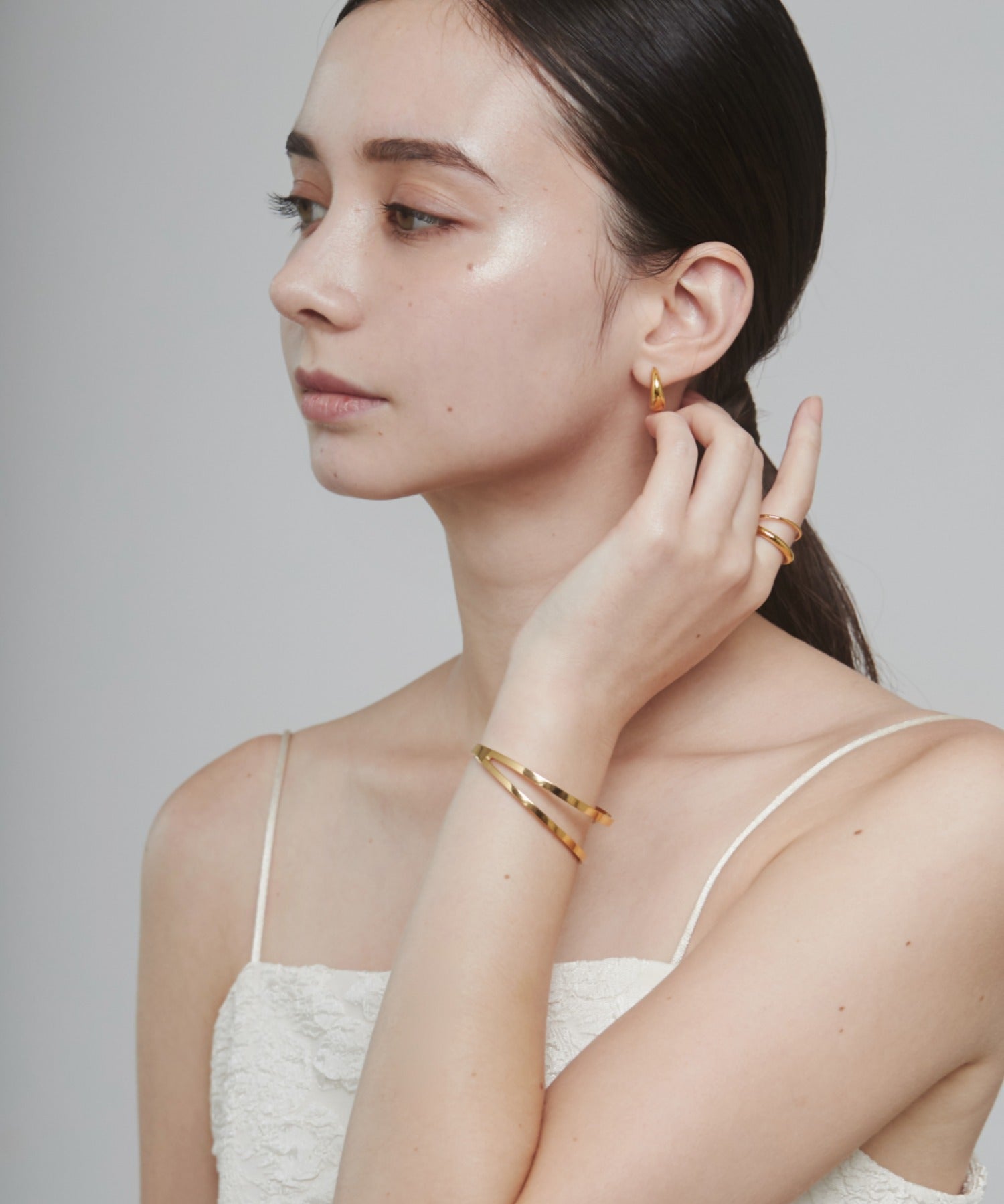 ciite' シーテ ブレスレット 【 金属アレルギー対応 】 2ラインバングル / ブレスレット サージカルステンレス