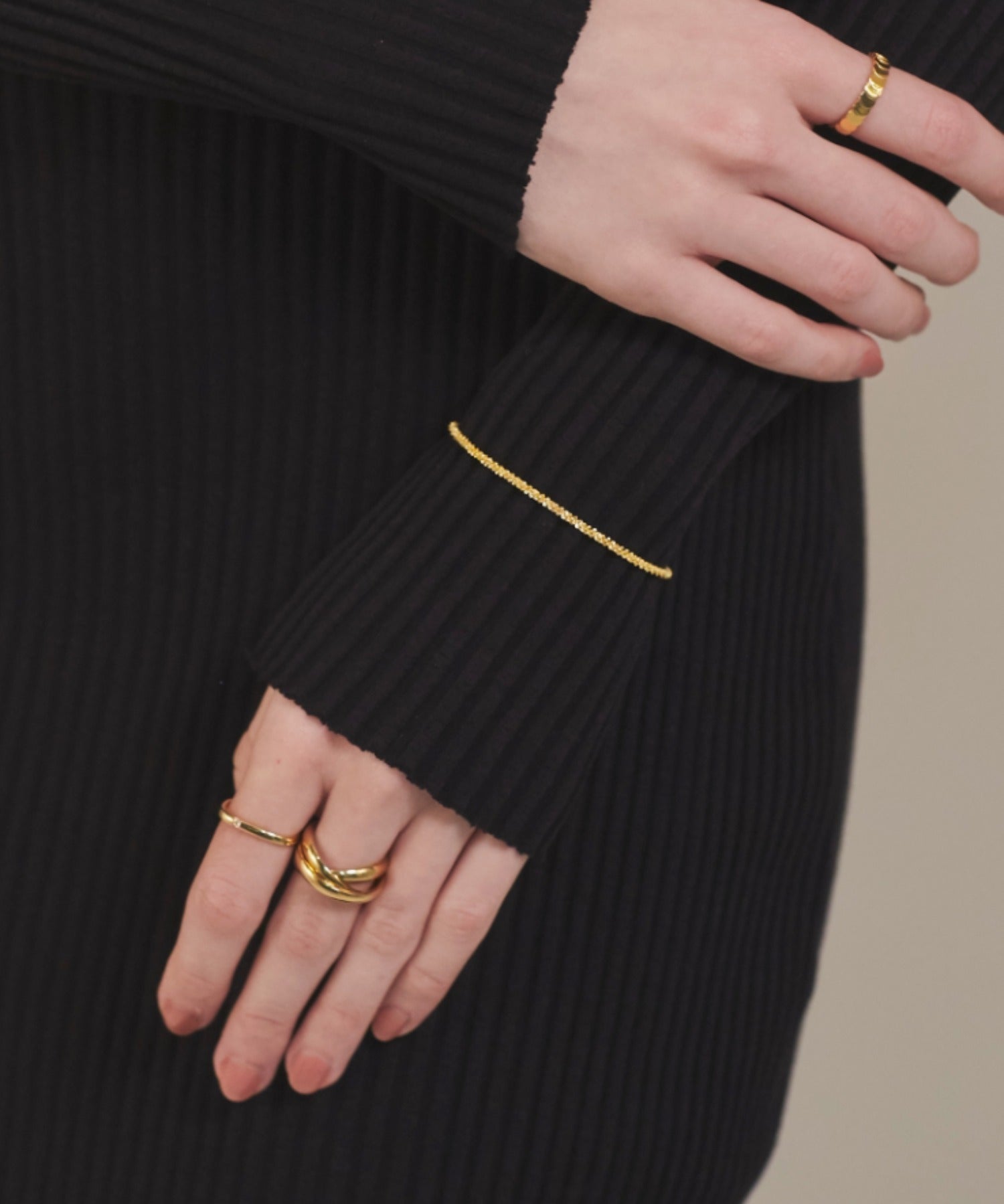 ciite' シーテ ブレスレット 【 金属アレルギー対応 】 グリッターチェーンブレスレット サージカルステンレス