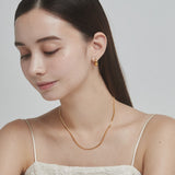 ciite' シーテ ネックレス 【 金属アレルギー対応 】 チェーンネックレス 2セット サージカルステンレス （38～43cm, 40～45cm）