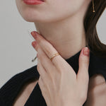 ciite' シーテ リング 【 金属アレルギー対応 】 ビジュークロスリング サージカルステンレス