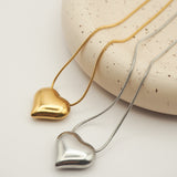 ciite' シーテ ネックレス 【 金属アレルギー対応 】 ハートネックレス サージカルステンレス