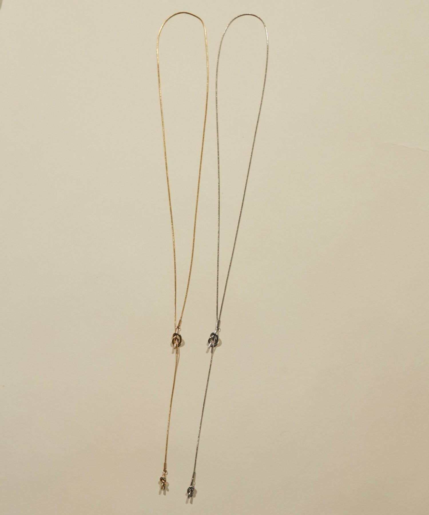 ciite' シーテ ネックレス 【 金属アレルギー対応 】 ノットチェーンロングネックレス サージカルステンレス