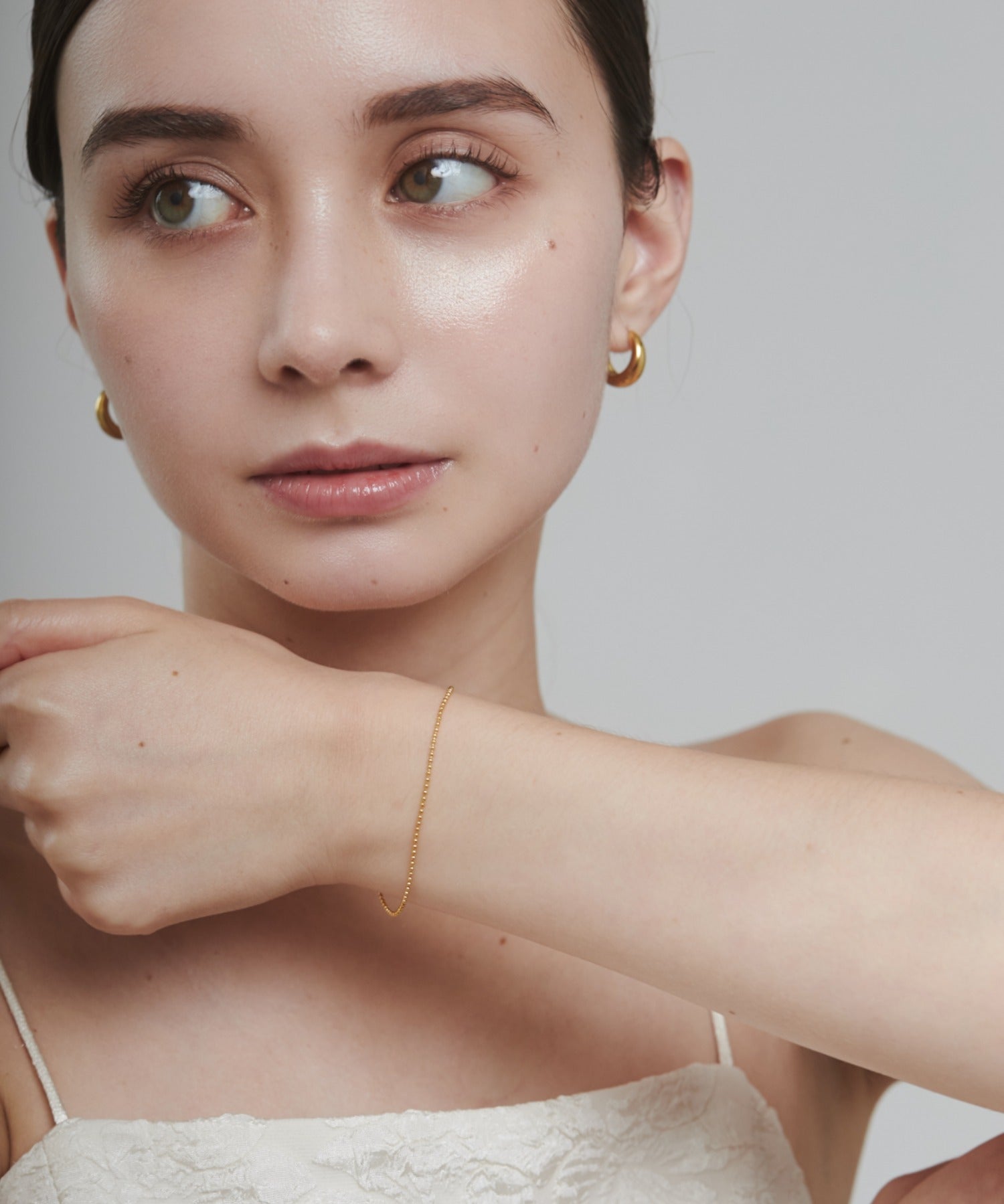 ciite' シーテ ブレスレット 【 金属アレルギー対応 】 シンプルボールチェーンブレスレット サージカルステンレス