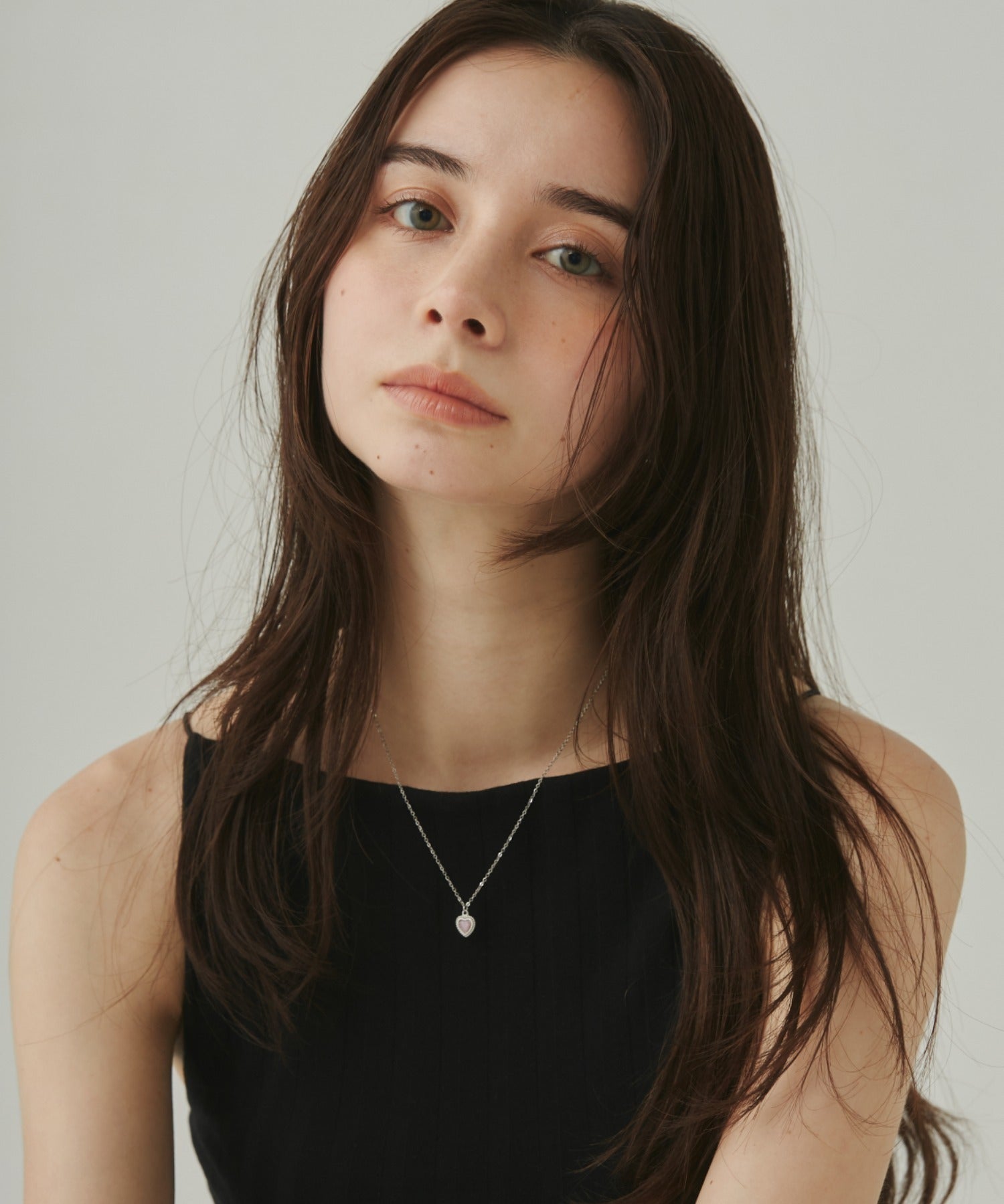 ciite' シーテ ネックレス 【 金属アレルギー対応 】 パステルカラー ハートネックレス サージカルステンレス