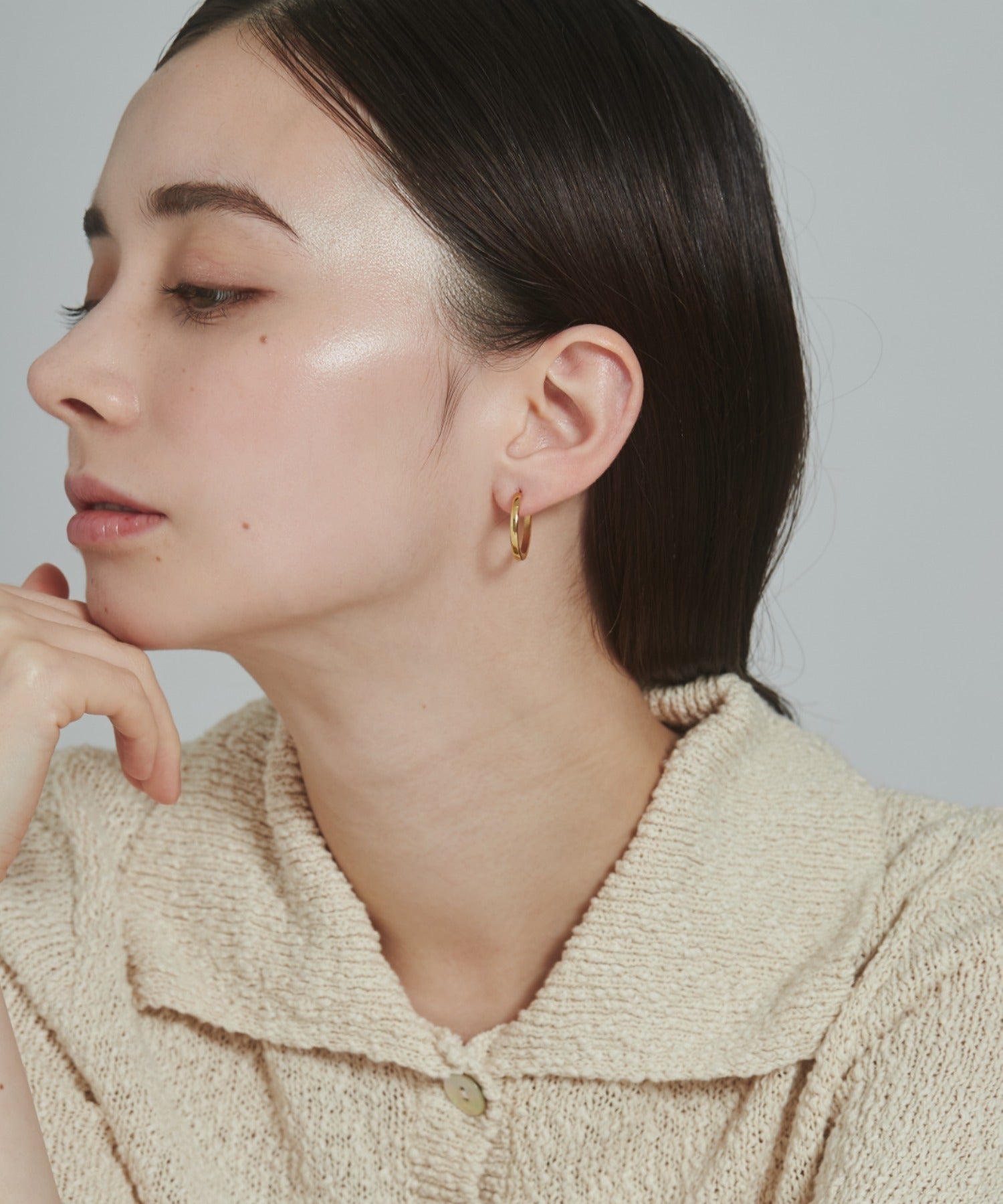 ciite' シーテ ピアス（両耳用） 【 金属アレルギー対応 】 シンプルフープピアス サージカルステンレス (両耳用)