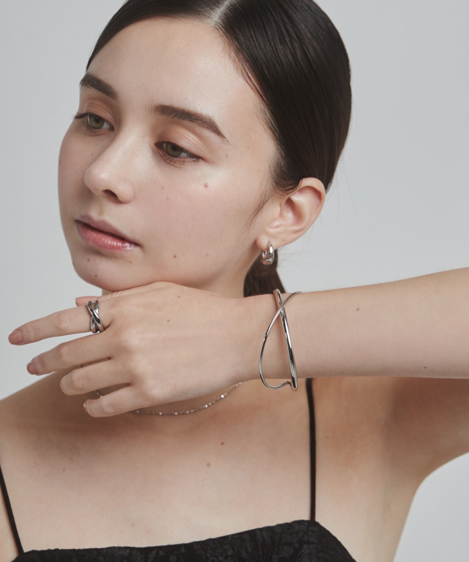 ciite' シーテ ブレスレット 【 金属アレルギー対応 】 クロスバングル サージカルステンレス