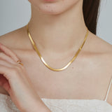 ciite' シーテ ネックレス 【 金属アレルギー対応 】 4mm スネークチェーンネックレス サージカルステンレス