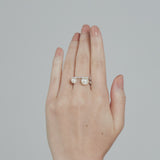 ciite' シーテ リング ビジューダブルパール リング