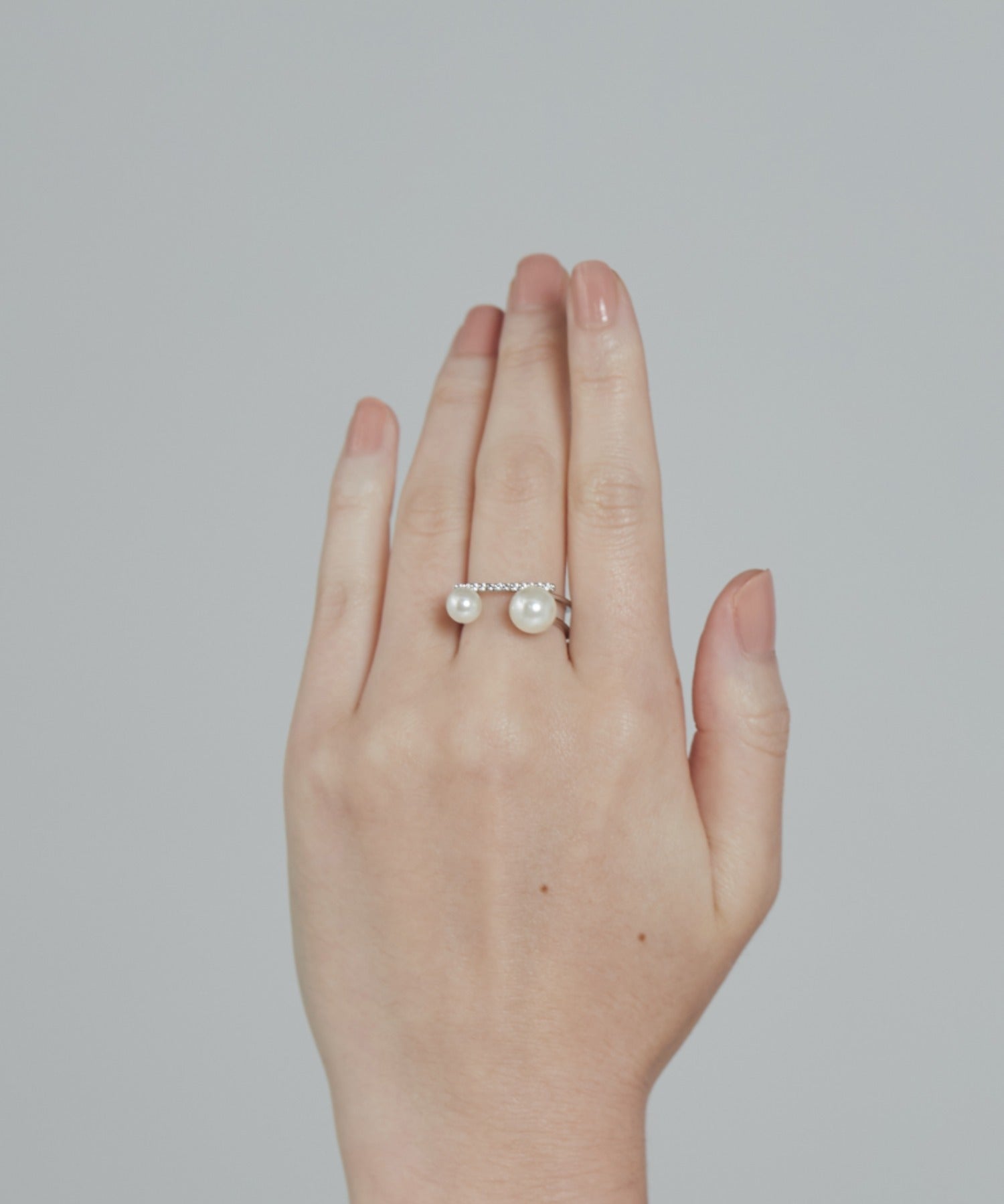 ciite' シーテ リング ビジューダブルパール リング