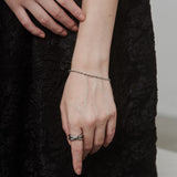 ciite' シーテ ブレスレット 【 金属アレルギー対応 】グリッターチェーンブレスレット サージカルステンレス