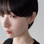 ciite' シーテ イヤリング シリコン付 ノットデザイン イヤリング