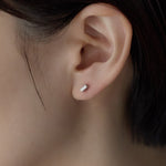 ciite' シーテ ピアス（両耳用） 【金属アレルギー対応】レクタングルバー ピアス