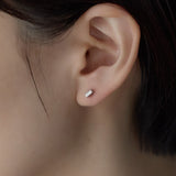 ciite' シーテ ピアス（両耳用） 【金属アレルギー対応】レクタングルバー ピアス