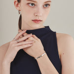 ciite' シーテ ブレスレット 【 金属アレルギー対応 】 ハートビジュー シンプルブレスレット / バングル サージカルステンレス