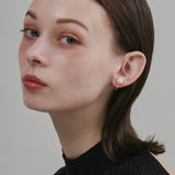 ciite' シーテ イヤリング 【 金属アレルギー対応 】 シンプルパールイヤリング サージカルステンレス (両耳用)