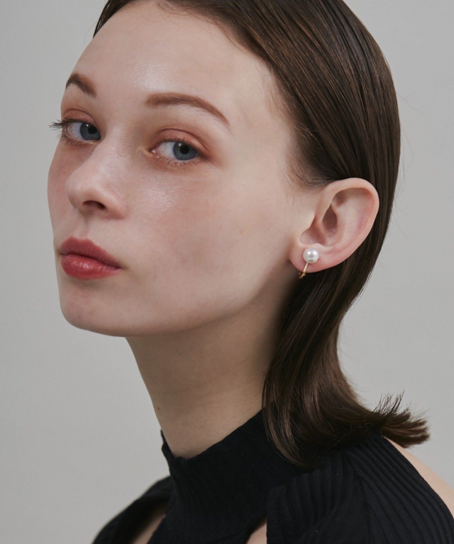 ciite' シーテ イヤリング 【 金属アレルギー対応 】 シンプルパールイヤリング サージカルステンレス (両耳用)