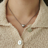 ciite' シーテ ネックレス 【 金属アレルギー対応 】 ミニハートネックレス サージカルステンレス