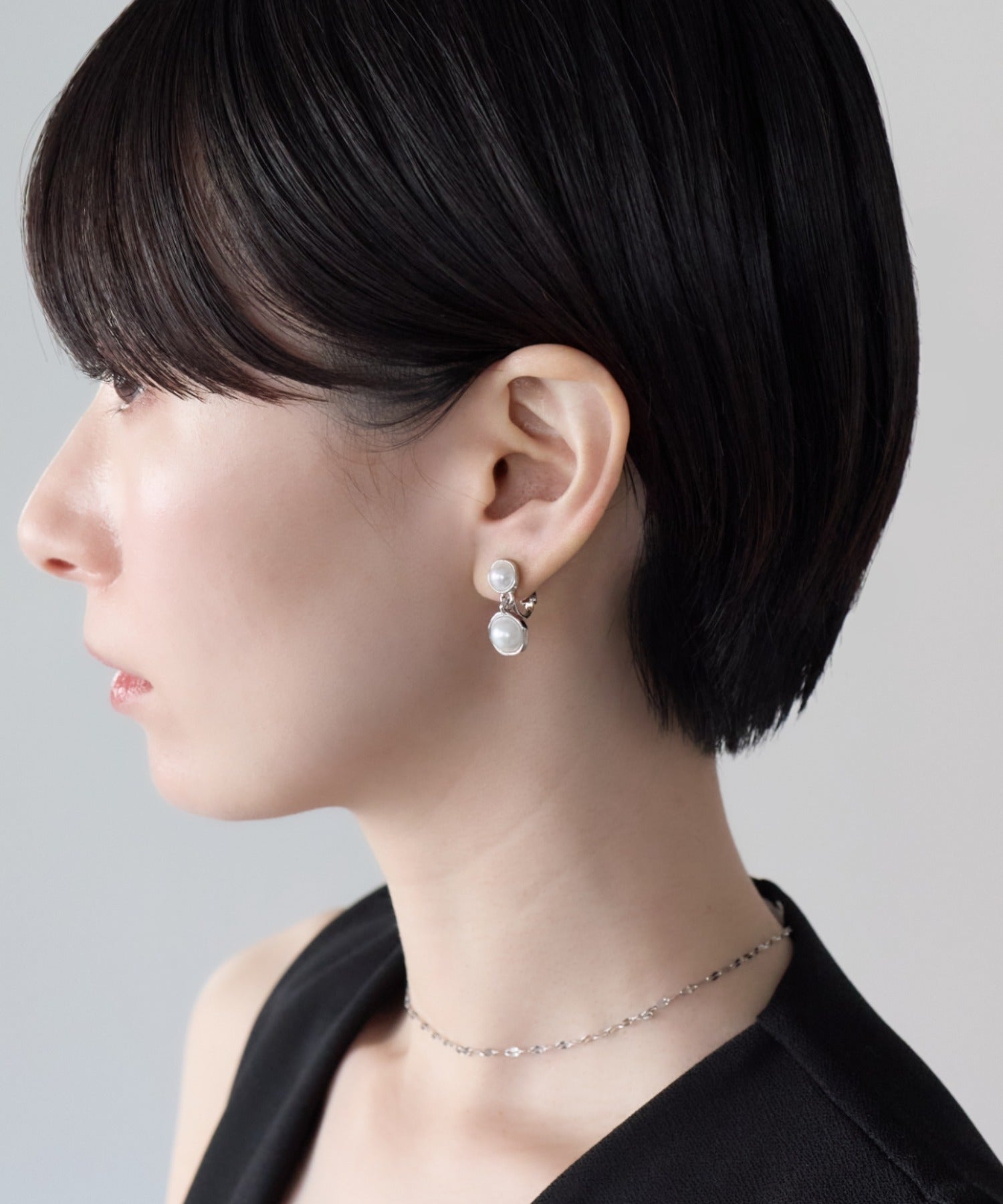 ciite' シーテ イヤリング シリコン付 デザインパール イヤリング