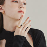 ciite' シーテ リング 【 金属アレルギー対応 】 ツイストリング サージカルステンレス