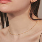 ciite' シーテ ネックレス 【 金属アレルギー対応 】 グリッターチェーンネックレス サージカルステンレス