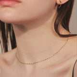 ciite' シーテ ネックレス 【 金属アレルギー対応 】 グリッターチェーンネックレス サージカルステンレス