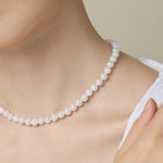 ciite' シーテ ネックレス 【 金属アレルギー対応 】 シンプルパールネックレス サージカルステンレス