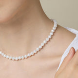 ciite' シーテ ネックレス 【 金属アレルギー対応 】 シンプルパールネックレス サージカルステンレス