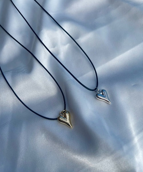 ciite' シーテ ネックレス メタルハートトップ コードチョーカー / ネックレス