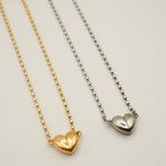 ciite' シーテ ネックレス 【 金属アレルギー対応 】 ミニハートネックレス サージカルステンレス