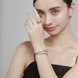 ciite' シーテ ブレスレット 【 金属アレルギー対応 】 2ラインバングル / ブレスレット サージカルステンレス