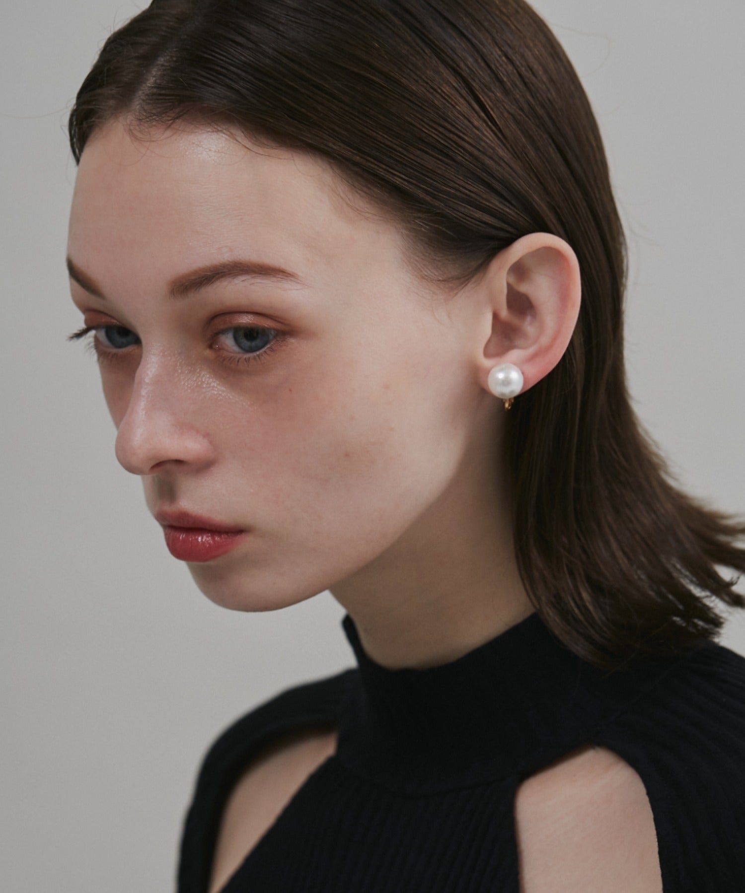 ciite' シーテ イヤリング 【 金属アレルギー対応 】 シンプルパールイヤリング サージカルステンレス (両耳用)