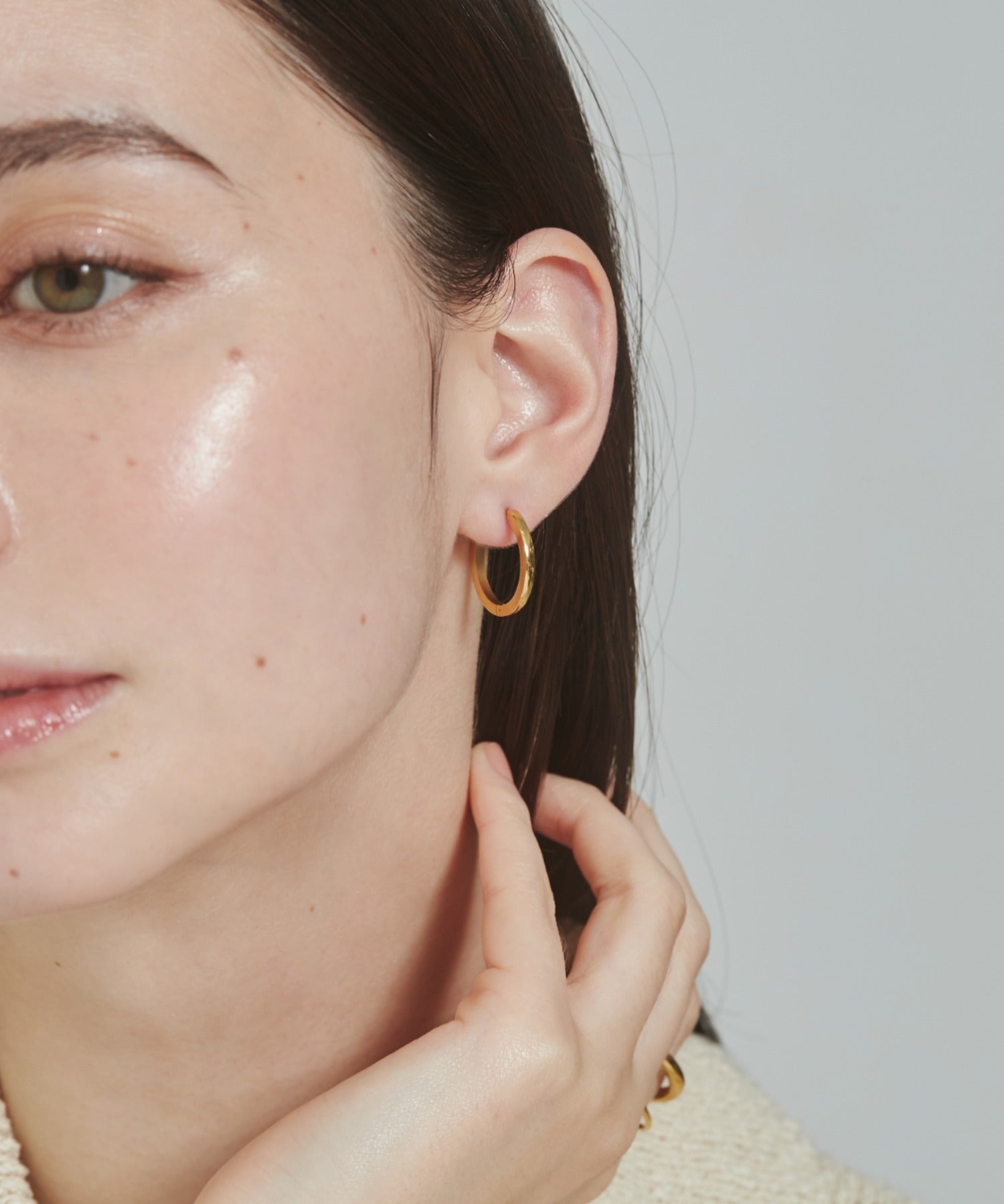 ciite' シーテ ピアス（両耳用） 【 金属アレルギー対応 】 シンプルフープピアス サージカルステンレス (両耳用)